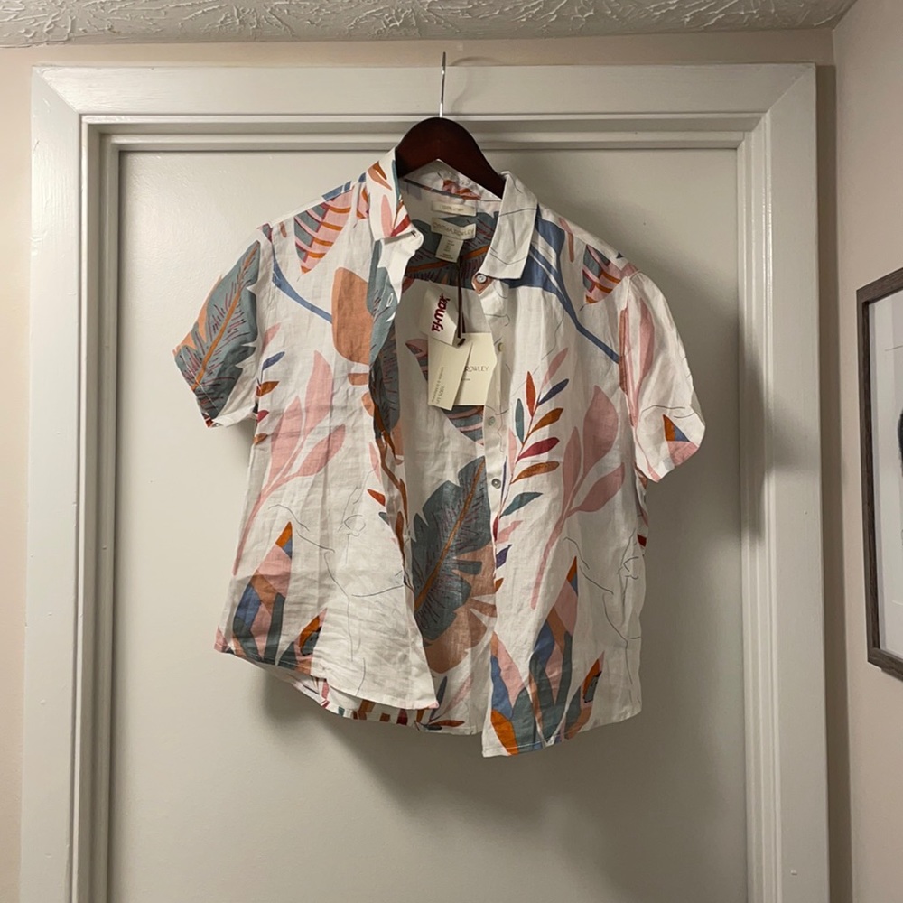 Size S button down desert vibes shirt- NWT